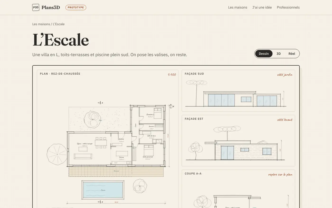 Planche d'architecte