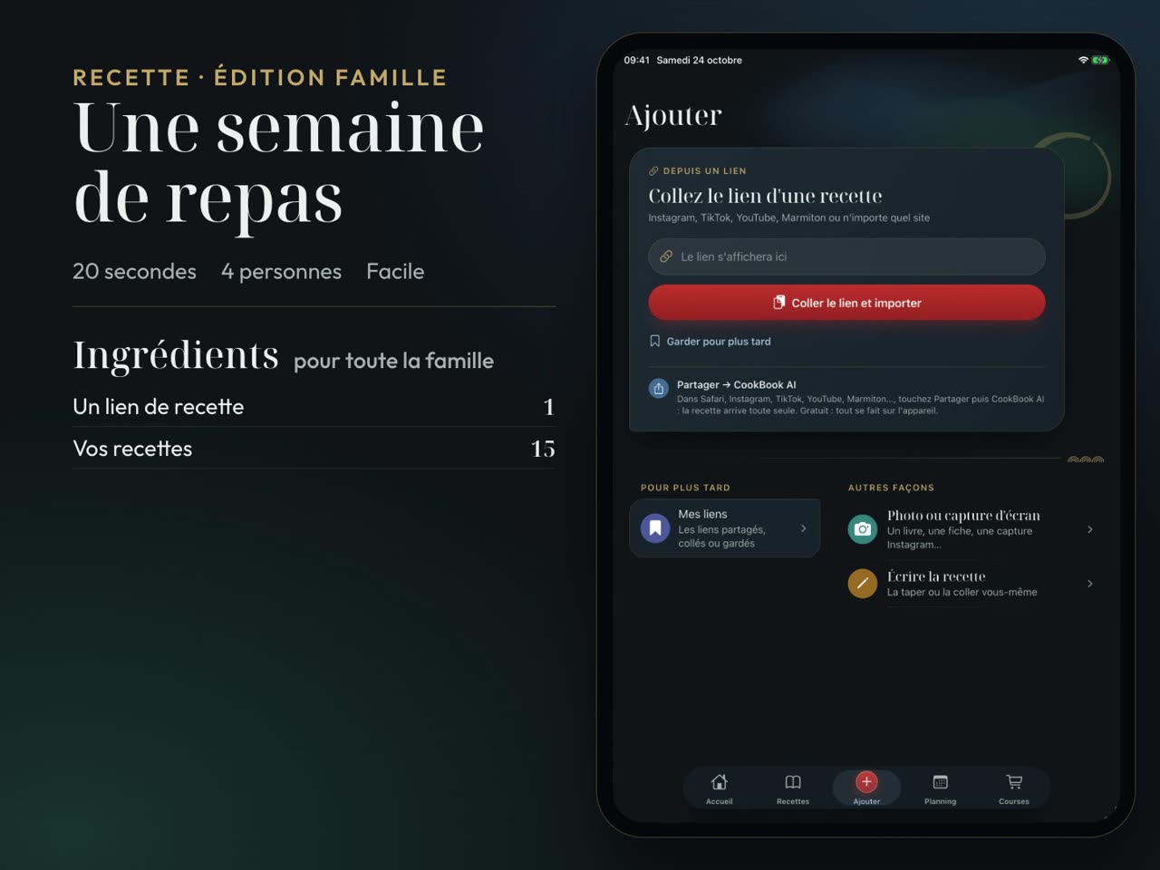 CookBook AI, racontée comme une recette